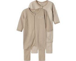 NAME IT NBNNIGHTSUIT 2P ZIP FF Y/D CORE 2 NOOS Unisex Pyjama - Maat 62