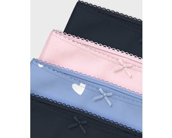 NAME IT NKFBRIEFS 6P HEARTS NOOS Meisjes Slip - Serenity