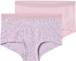 NAME IT NKFHIPSTER 2P PASTEL LILAC DOT NOOS Meisjes Onderbroek - Maat 116