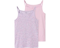 NAME IT NKFSTRAP TOP 2P PASTEL LILAC DOT NOOS Meisjes Ondergoed - Maat 116