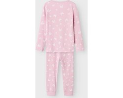 NAME IT NMFNIGHTSET PINK BUTTERFLY RIB NOOS Meisjes Nacht setje - Maat 86/92