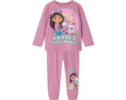 NAME IT NMFSABA GABBY LS NIGHTSET NOOS SKY Meisjes Nacht setje - Maat 110/116