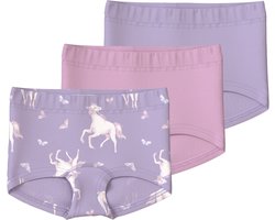 NAME IT NMFTIGHTS 3P PASTEL LILAC HORSE NOOS Meisjes Slip - Maat 104