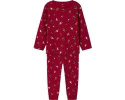 NAME IT NMNVISMAS LS NIGHTSET Unisex Pyjamaset - Maat 92