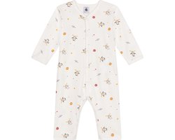 Petit Bateau Katoenen babypyjama zonder voetjes met een print van een kleine pingu n in de ruimte Unisex Pyjamaset - Maat 74