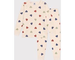 Petit Bateau Katoenen pyjama met hartmotief voor kinderen Meisjes Pyjamaset - Maat 104