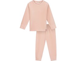 Prénatal peuter pyjama rib velvet - Meisjes - Powder Pink - Maat 104