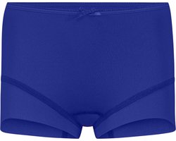 RJ Bodywear - Pure Color 2-pack Meisjes Short Royal Blue - maat 134/140 - Blauw