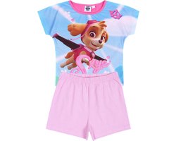 Roze-blauwe, zomerse kinderpyjama Skye Paw Patrol NICKELODEON