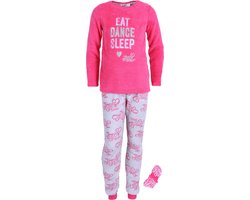 Roze pyjama EAT DANCE SLEEP