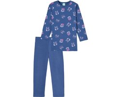 Schiesser meisjes pyjama 181822 800 blau-104