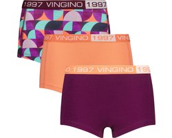 Vingino G-243-5 Graphic 3pack Meisjes Onderbroek - Maat L