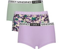 Vingino G-WO24-1 Fancy flower 3 pack Meisjes Onderbroek - Fresh lilac