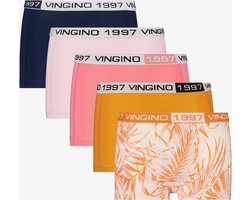 Vingino meisjes boxershorts oranje roze - Maat 110/116