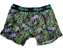 Australian boxershorts - tijger - zwart - groen - ondergoed - maat 122/128