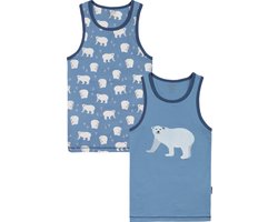 Claesen's® - Singlet 2 Pack - Polar Bear - 95% Katoen - 5% Lycra