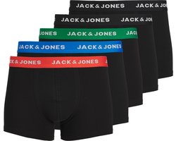 Jack & Jones Kinder Boxershorts Jongens JACHUEY 5-Pack Zwart - Maat 128