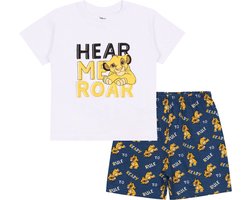 Marineblauw-witte pyjama voor jongens met korte mouwen, SIMBA The Lion King - DISNEY