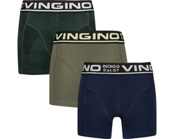 Vingino 3-pack blend Jongens Onderbroek - Army Green