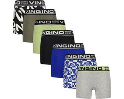 Vingino 7-pack multi Jongens Onderbroek - Maat L - Multicolor Blue