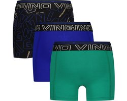 Vingino B-243-1 Blue character 3 pack Jongens Onderbroek - Maat L