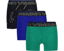 Vingino B-243-1 Blue character 3 pack Jongens Onderbroek