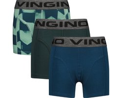 Vingino B-243-2 Race check 3 pack Jongens Onderbroek - Maat L