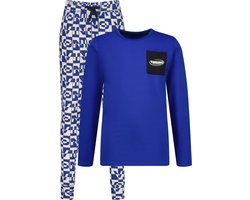 Vingino Wopi Jongens Pyjamaset - Maat L - Web blue