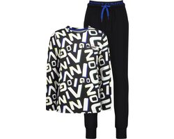 Vingino Worp Jongens Pyjamaset - Deep Black