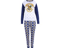 Wit-donkerblauwe pyjama HOGWARTS Harry Potter