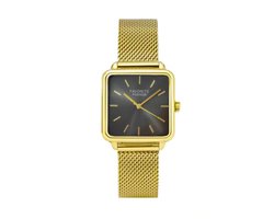 Adoree Gold / Black Mesh Horloge | Goudkleurig | Mesh Band | Ø 36 mm | Favorite Fashion