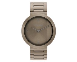 Calvin Klein CK25200292 CK ECCENTRIC Unisex Horloge - Mineraalglas - Staal - Groen - 38 mm breed - Quartz - Vouw/Vlindersluiting - 3 ATM (spatwater)