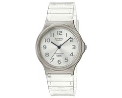 Casio Casio Collection MQ-24S-7BEF Horloge - Kunststof - Transparant - Ø 33 mm