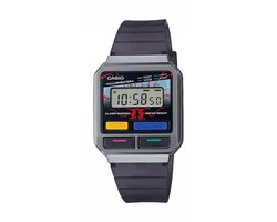 Casio Casio Collection Vintage Stranger Things A120WEST-1AER Horloge - Kunststof - Zwart - Ø 32.5 mm