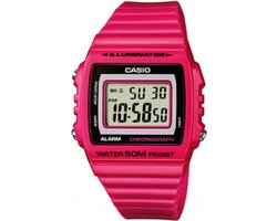 Casio collection W-215-4A-digitaal Fushia