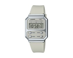 Casio Vintage A100WEF-8AEF Unisex Horloge 33 mm - Beige