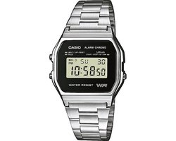 Casio Vintage A158WEA-1EF Dameshorloge 33,2 mm - Zilverkleurig