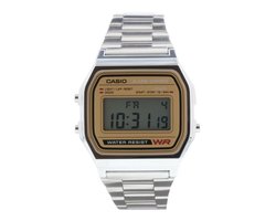 Casio Vintage Iconic A158WEA-9EF Unisex Horloge 36,3 mm - Zilverkleurig