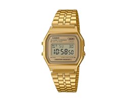 Casio Vintage ICONIC  A158WETG-9AEF Unisex Horloge 36,3 mm - Geel