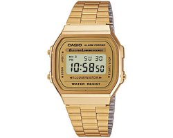 Casio Vintage Iconic  A168WG-9EF Unisex Horloge 36,3 mm - Goudkleurig