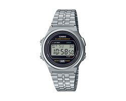 Casio Vintage Iconic A171WE-1AEF Unisex Horloge 37 mm - Zilverkleurig