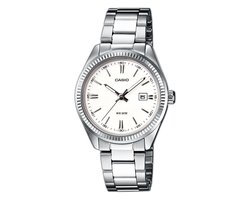 Casio�LTP�1302PD�7A1VEG Dames�horloge�zilver�-�30 mm