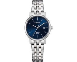 Citizen  Horloge - Citizen dames horloge - Zilver - diameter 28 mm - roestvrij staal