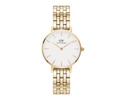 Daniel Wellington Petite Link Gold DW00100614 - Dameshorloge - Ø 28 MM