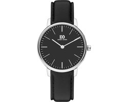 Danish Design IV13Q1175 horloge dames - zwart - edelstaal