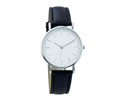 Di Lusso - Horloge Wilma - Leder - Zwart - Dames