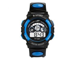 Fako® - Kinderhorloge - Sport New Tech Classic - Blauw