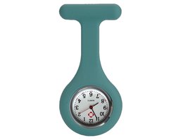 Fako® - Verpleegstershorloge - Zusterhorloge - Siliconen Uni - Azuurblauw