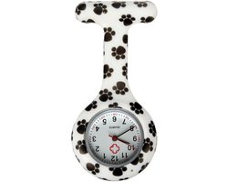 Fako® - Verpleegstershorloge - Zusterhorloge - Verpleegster Horloge - Siliconen Print - Pootjes