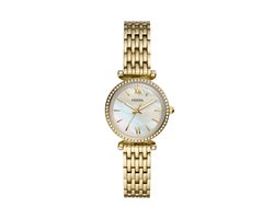 Fossil Carlie Mini ES4735 Dameshorloge 28mm - Goudkleurig